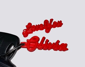Custom Name Keychain Tag