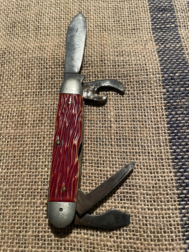 Vintage Boy Scout Pocket Knife, BSA Knife, 4 Blade Scout Knife Etsy