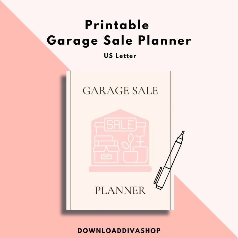 Printable Garage Sale Planner Garage Sale Checklist | Etsy