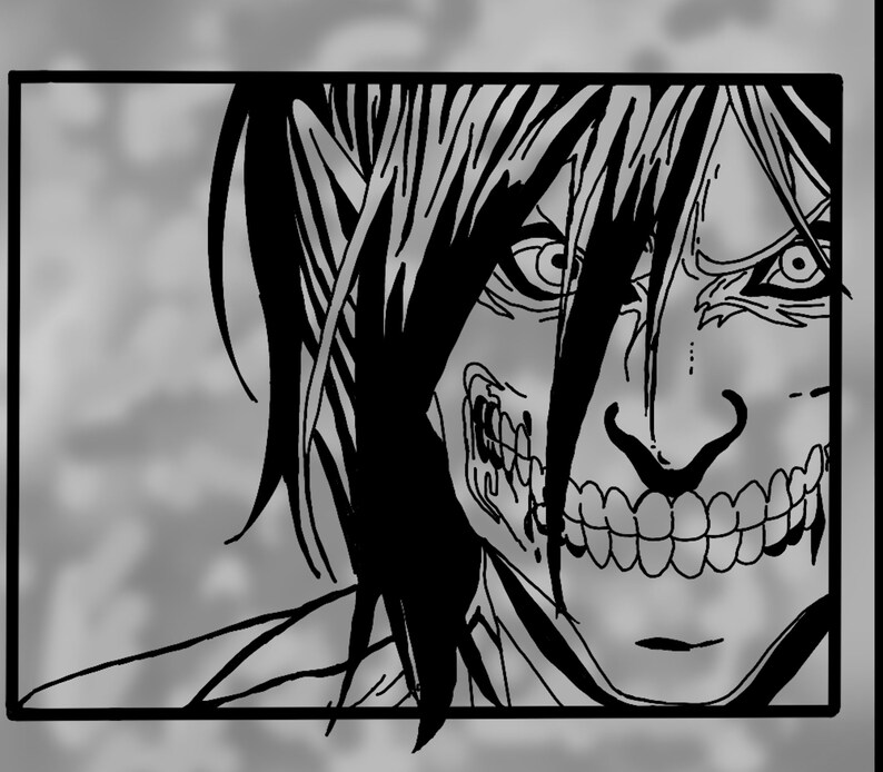 Titan Eren Attack on Titan SVG File - Etsy