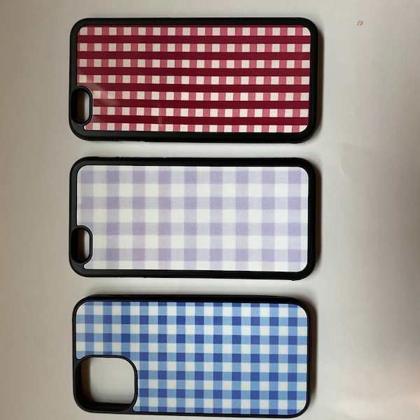 Gingham Sublimation IPhone Case