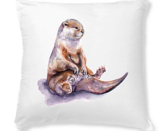 Eco Friendly Otter Cushion + Cover