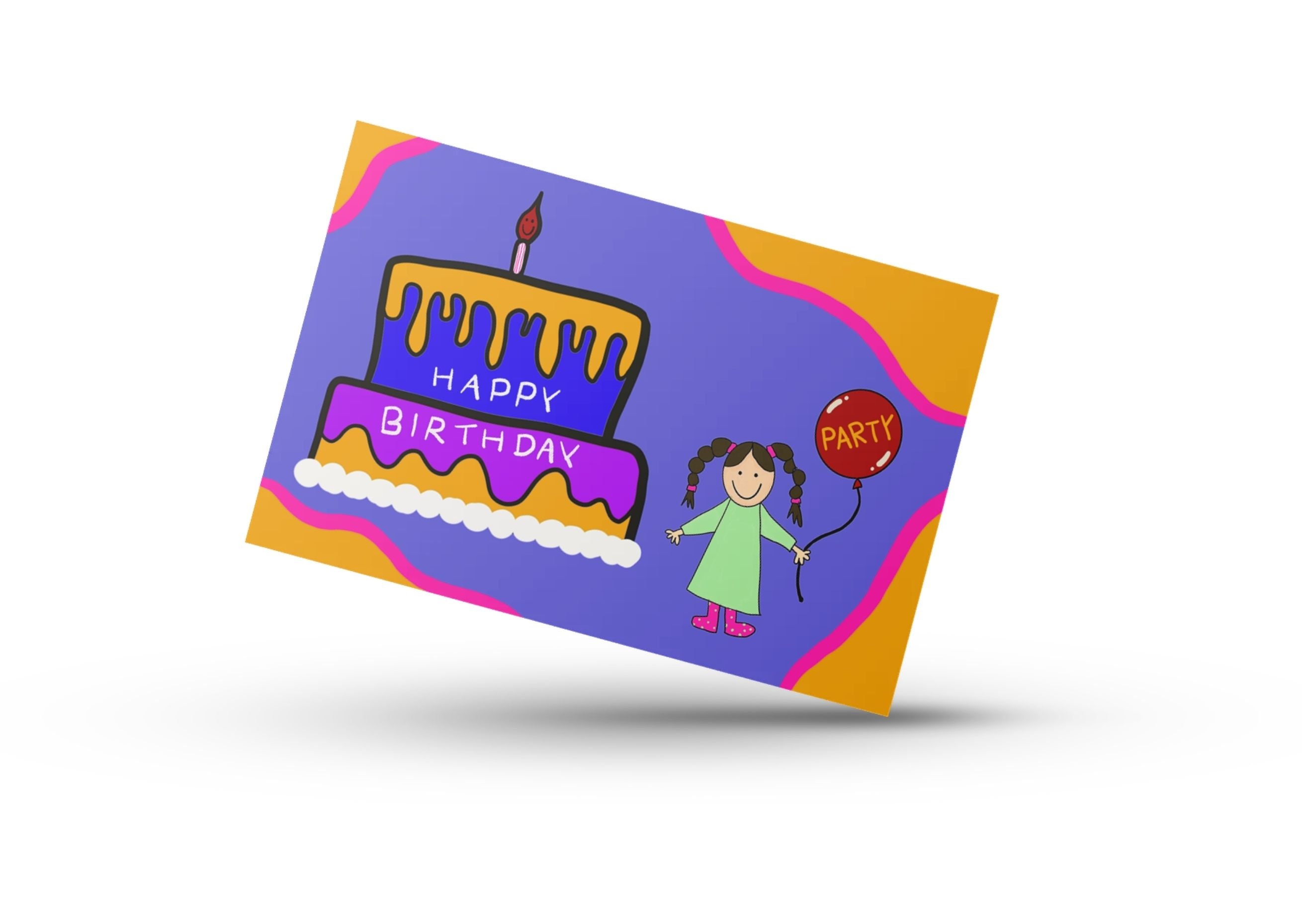 PRINTABLE Birthday Card Happy Birhtday Card Instant Etsy