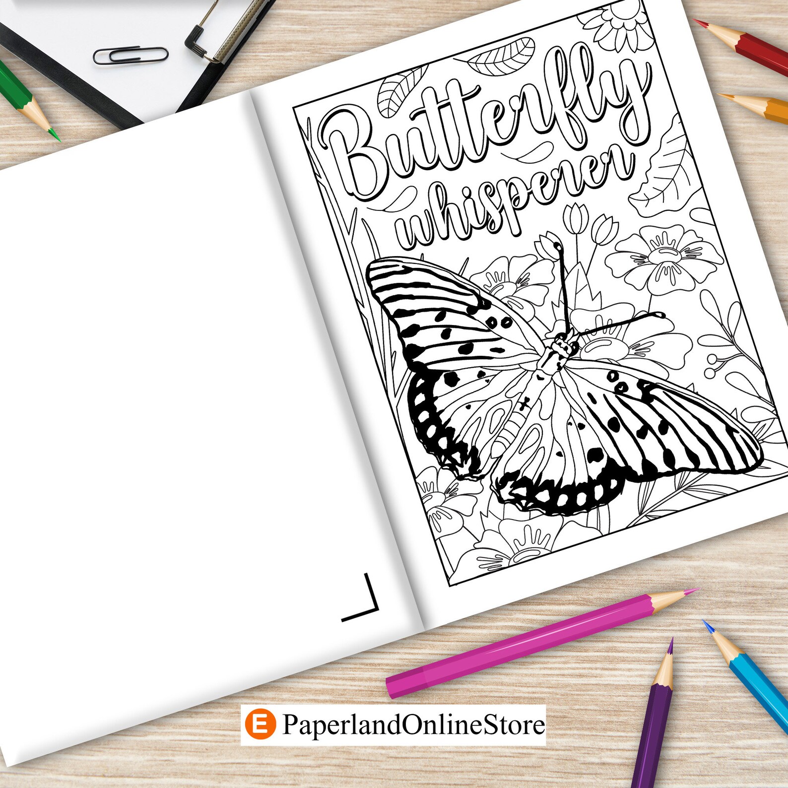 Butterfly Coloring Book Coloring Books for Adults - Etsy