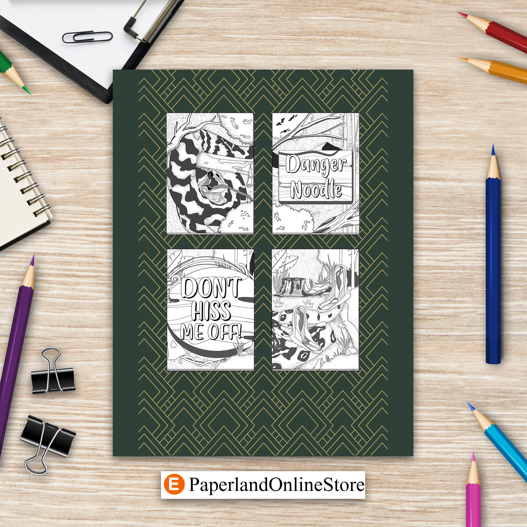 Ball Python Coloring Book: Wildlife Snake Lover Gift - Etsy