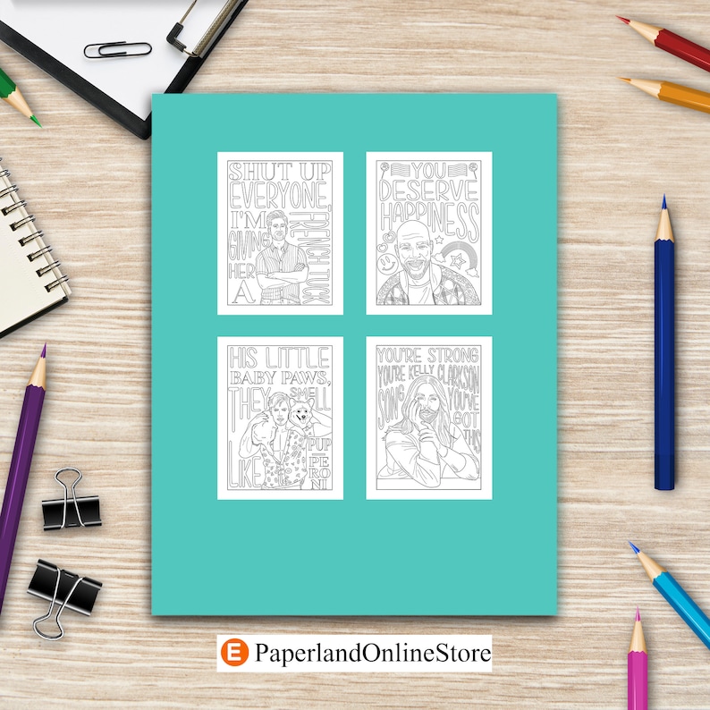 The Queer Coloring Book, Adult Coloring Books, Gay Coloring Book, T V Series, Fab 5, Karamo, JVN, Antoni, Pride, LGBT Gifts, Queer Eye Gift