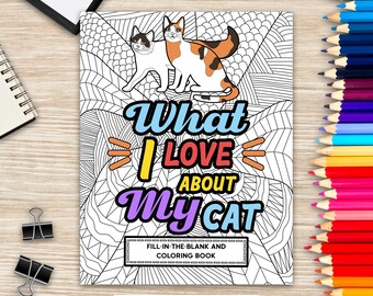 Cat Coloring Book: Zentangle Designs for Adults