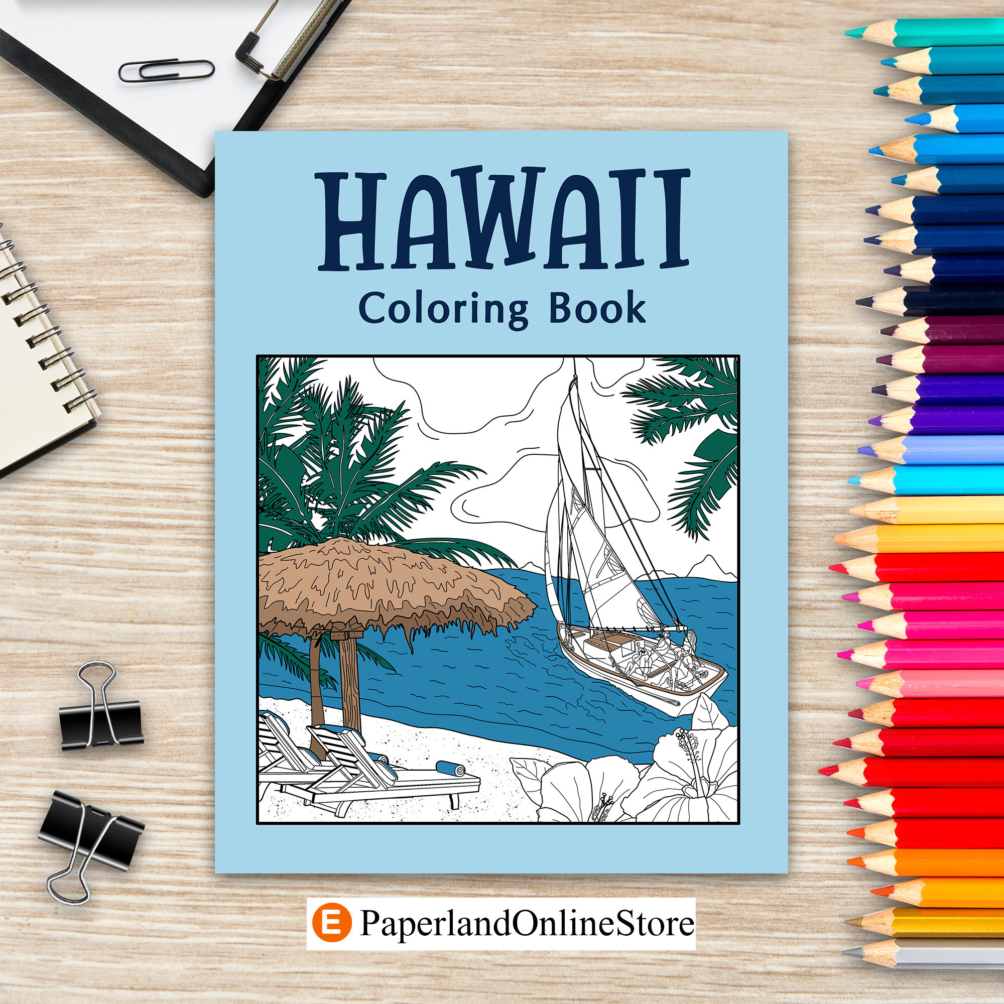 Nani Hawaii A Coloring Book of Hawaii for Adults and Children 