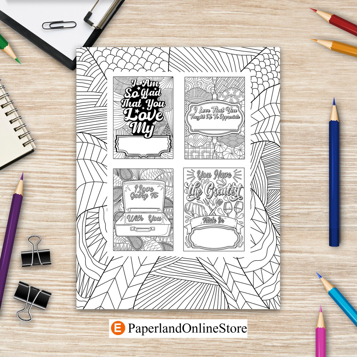 What I Love About Grammy Coloring Book Coloring Books for - Etsy