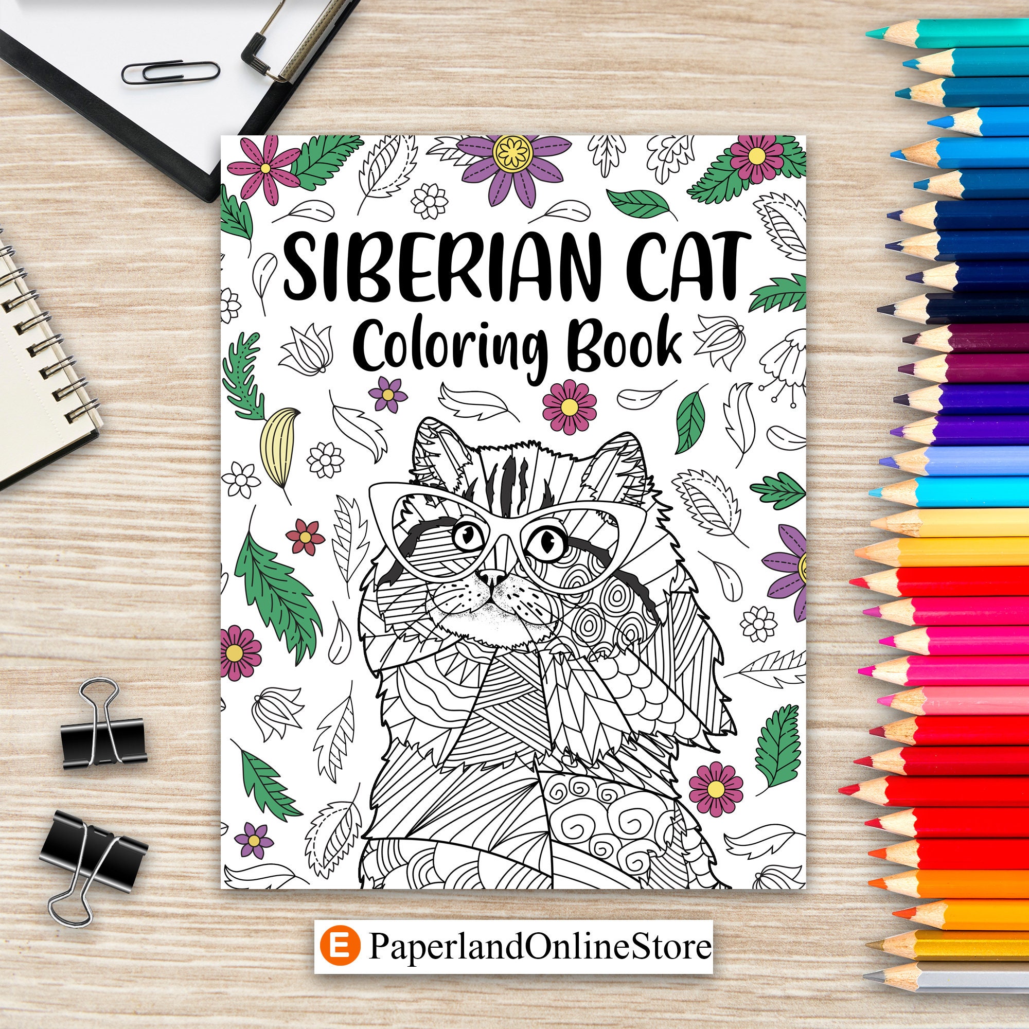 Large Print 26 Cat Coloring Book for Adults: Stress reliever and improve  fine motor skills (Paperback)