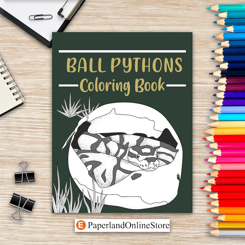Ball Pythons Coloring Book Coloring Books for Adults - Etsy