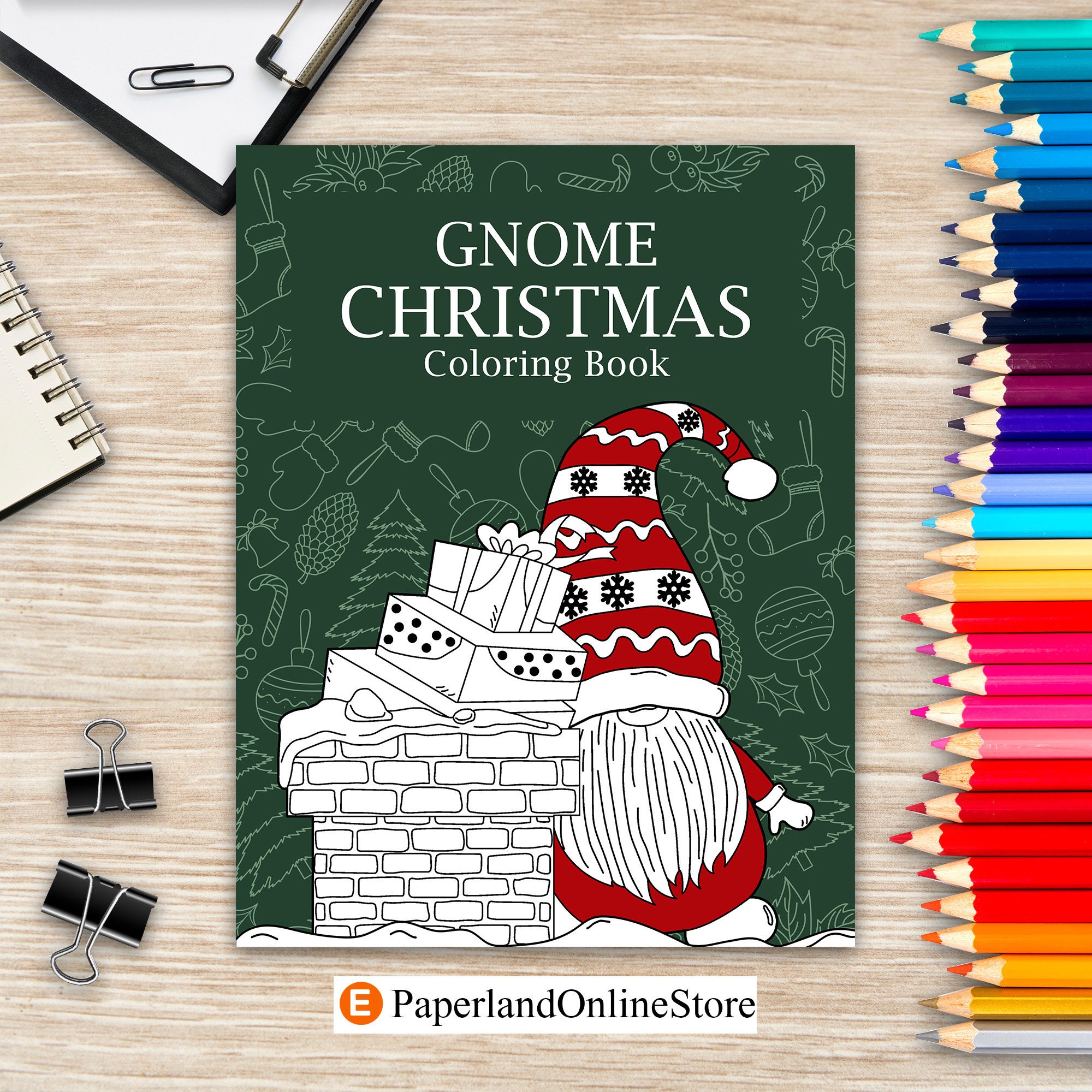 Gnome Christmas Coloring Book, Coloring Books for Adults, Oh My Gnome, Winter is Gnoming, Chillin' with My Gnomies Gifts, Christmas Loading