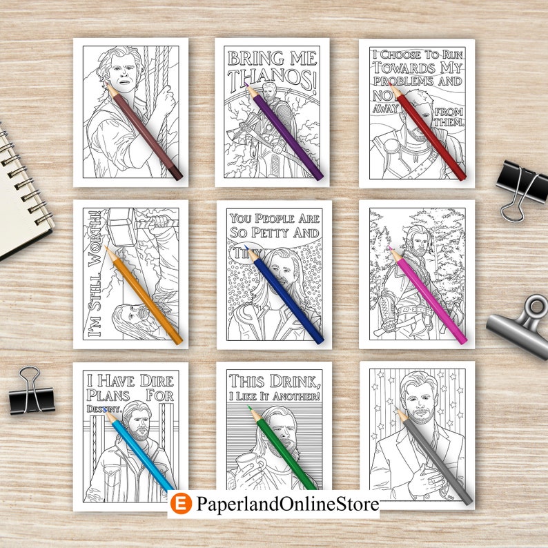 Chris Coloring Book, Coloring Books for Adults, Actor Celebrity Coloring Pages, Coloring Gifts, Art Book Lovers Gifts, Stress Relief Book
