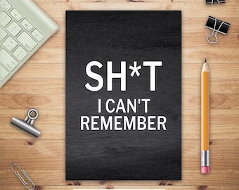 Scheiss ich kann mich nicht erinnern, Passwort Logbuch, Website Passwort, E-Mail Passwort, Passwort Organizer Buch, Passwort Liste, Passwort Wärter Buch