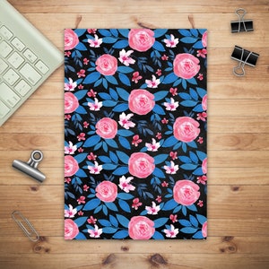 We Will Miss You, Lined Notebook (Printed), Getting a New Job Gifts, Farewell Gift for Coworker, Blank and Lined Notebook, Floral Notebook