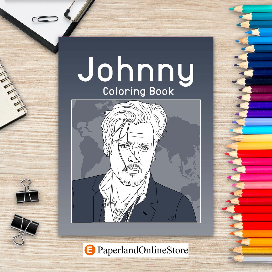 Johnny Coloring Book Coloring Books for Adults American - Etsy