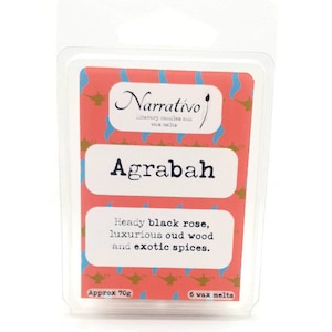 AGRABAH | Black Rose, Oud and Spices Eco Soy Wax Melts