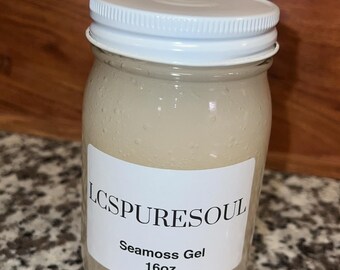 Plain Gold Seamoss Gel