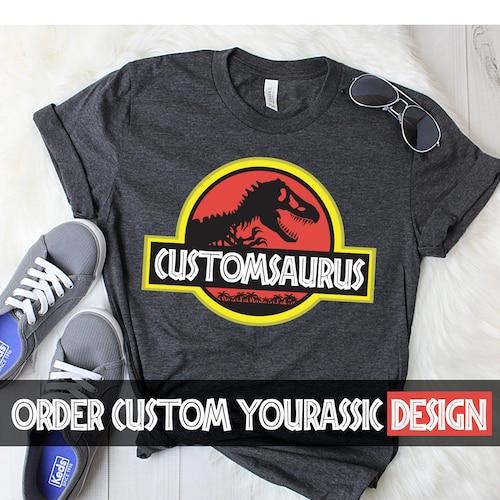 Jurassic Park/dinosaur Birthday Invitations 12 Customized | Etsy