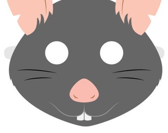 Printable Rat Mask - Etsy