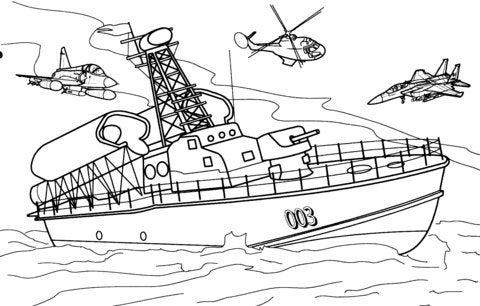 20 dibujos para colorear de la Marina para niños Dibujos para - Etsy México