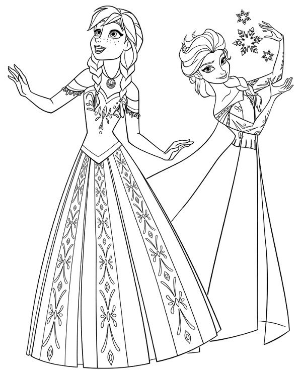 Frozen Coloring Pages For Kids Kids Coloring Pages Etsy Frozen Coloring Pages For Kids Kids Coloring Pages Etsy