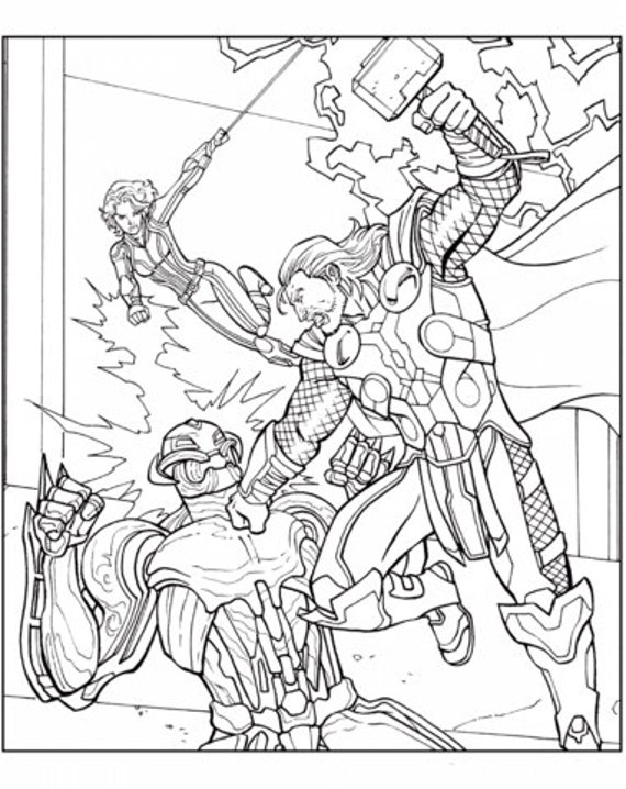 Thor 10 Coloring Pages for Kids Kids Coloring Pages Cartoon - Etsy Australia Thor 10 Coloring Pages for Kids Kids Coloring Pages Cartoon - Etsy Australia