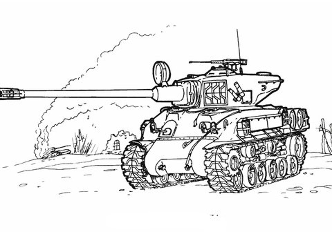 16 Tanks Coloring Pages For Kids Kids Coloring Pages Cartoon - Etsy