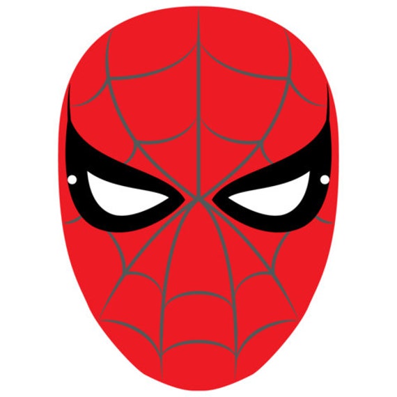 Spiderman Printable Mask Template Paper Mask Paper Crafts - Etsy