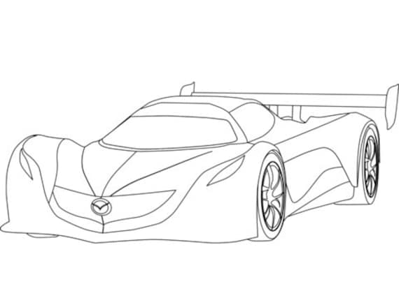 race car coloring pages