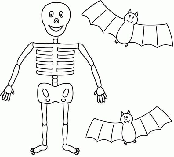 20 dibujos para colorear esqueleto para niños Dibujos para - Etsy México 20 dibujos para colorear esqueleto para niños Dibujos para - Etsy México