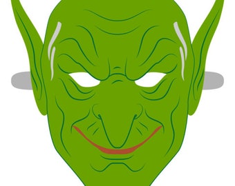 Green Goblin Mask - Etsy