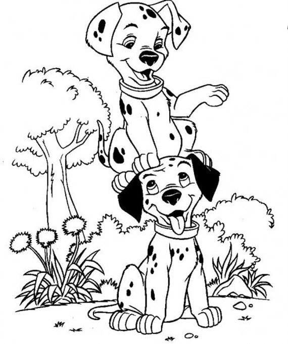 101 Dalmatians Páginas para colorear para niños Páginas - Etsy México 101 Dalmatians Páginas para colorear para niños Páginas - Etsy México