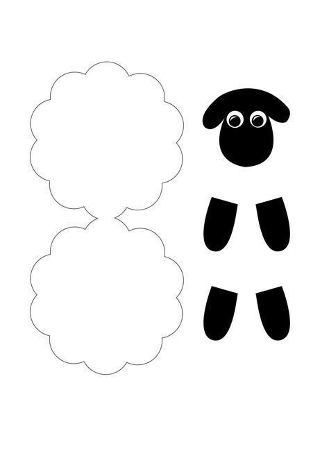 Build A Paper Sheep Paper Craft for Kids Kids Crafts Crafts