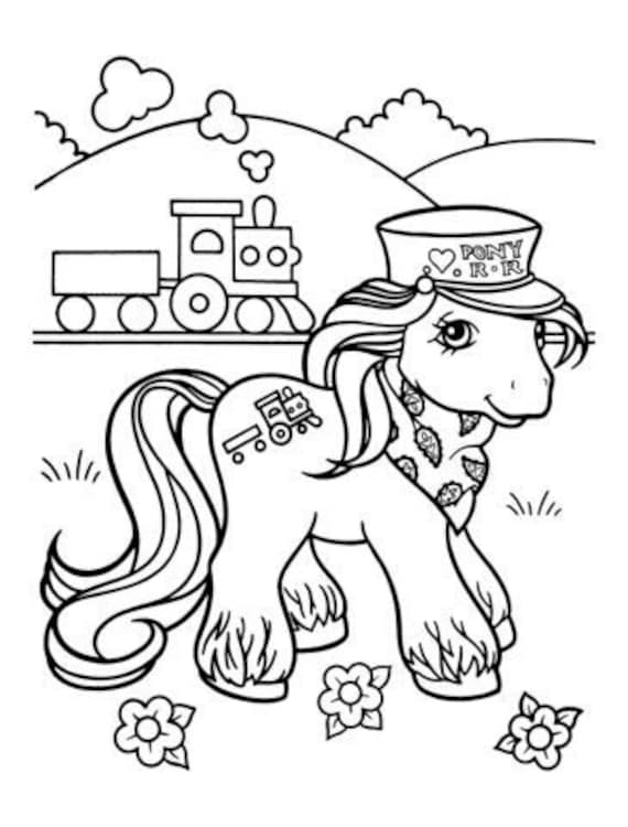 Dibujos para colorear de My Little Pony 25 para niños Dibujos - Etsy México