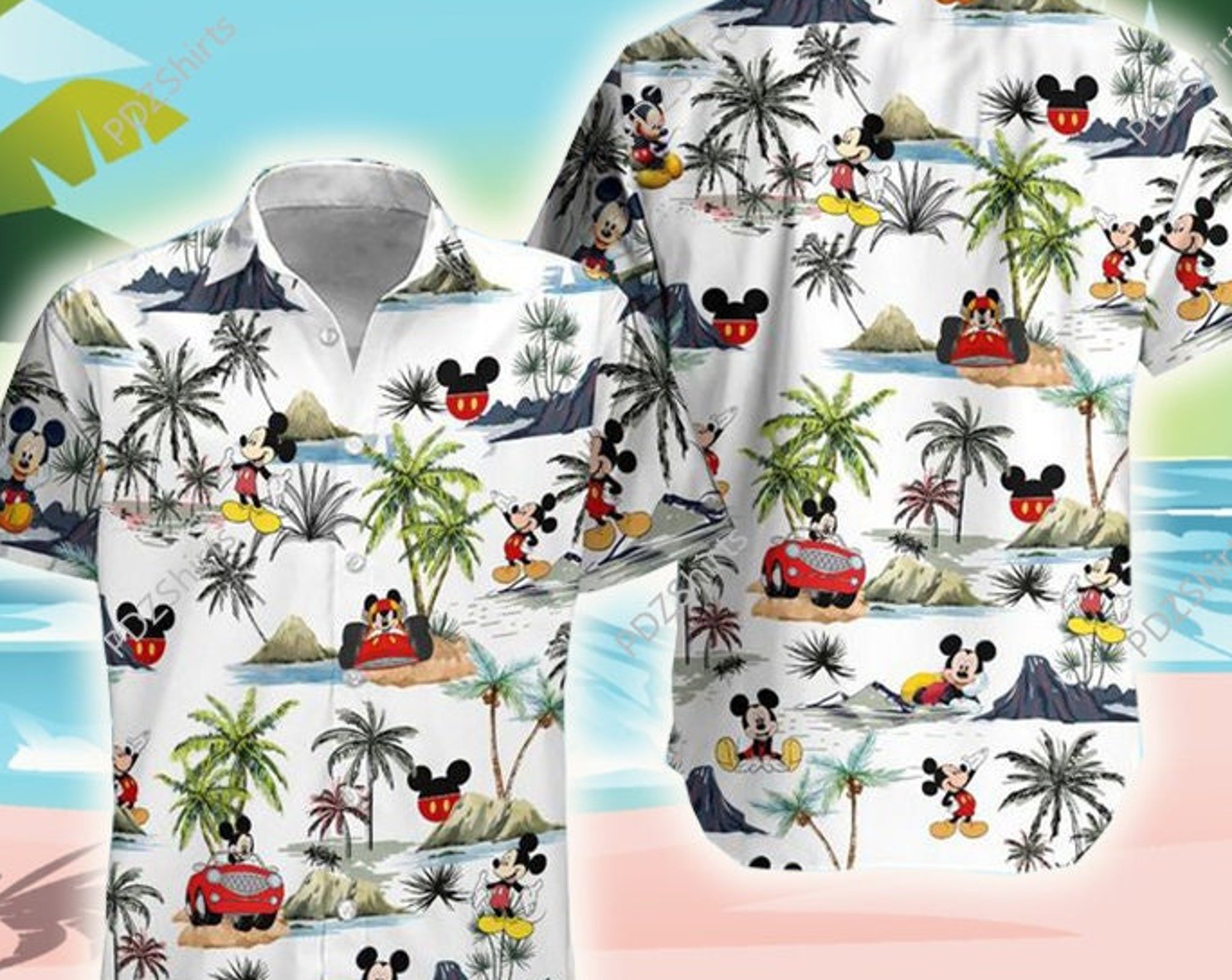 Mickey Mouse Hawaiian Shirt