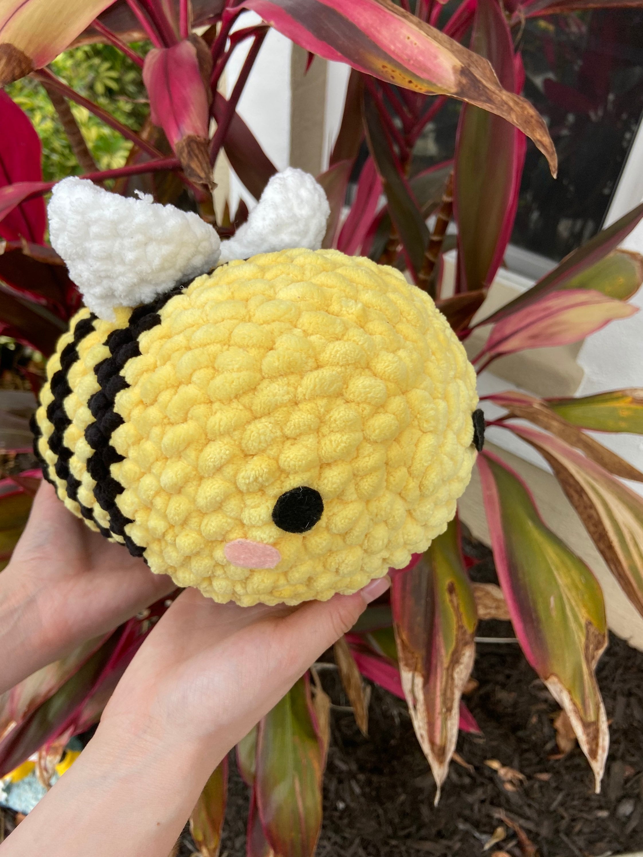 Chunky Crochet Bee Etsy