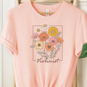 Violinist T-Shirt, orchestra, school orchestra, Gift For Musician, violinist gift, violin lessons, violin player, violin teacher, classical