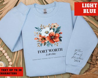 FORT WORTH shirt, Gift for travel lover, family gift, Travel Vacation, trip to Fort Worth shirt, gift for aunt, gift for in law, friend gift