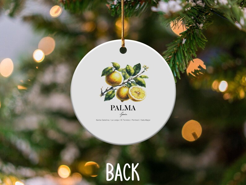 Tropical Fruit Ornament, Lemon Tree Branch Decor, Mediterranean Home