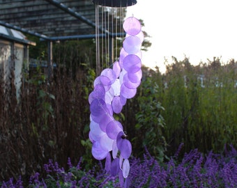 Capiz Shell Wind Chime Hanging For Outdoors with Beautiful Sound