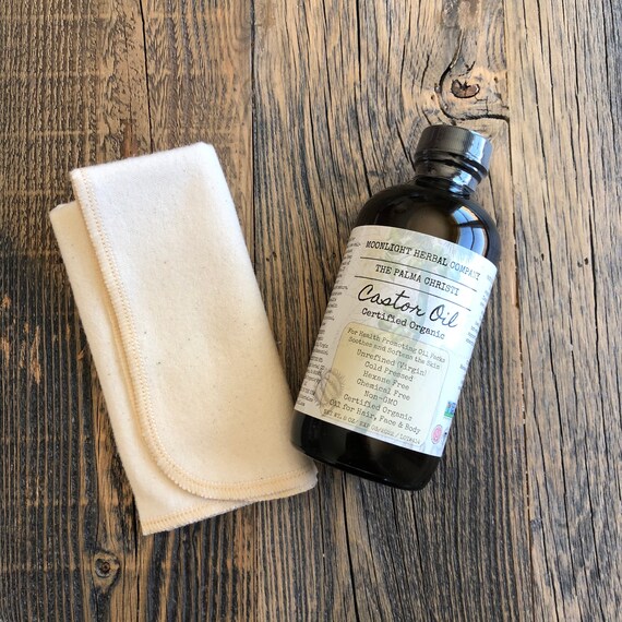 Organic Castor Oil Pack Kit Castor