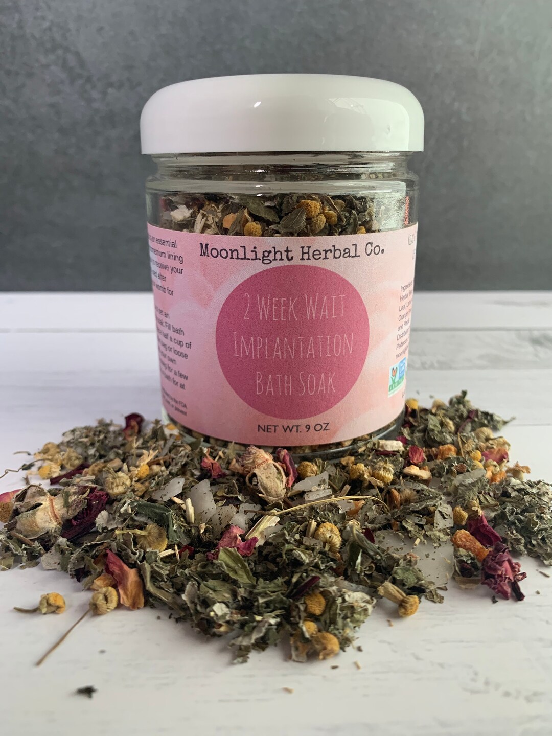 Implantation Bath Soak/fertility Support/2 Week Wait/ttc/womb Care