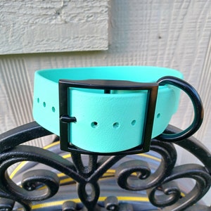 1.5&quot; Biothane Flat Buckle Collar - Dog Collar, Pet Collar, Waterproof, Water resistant, Adventure Neck Collar