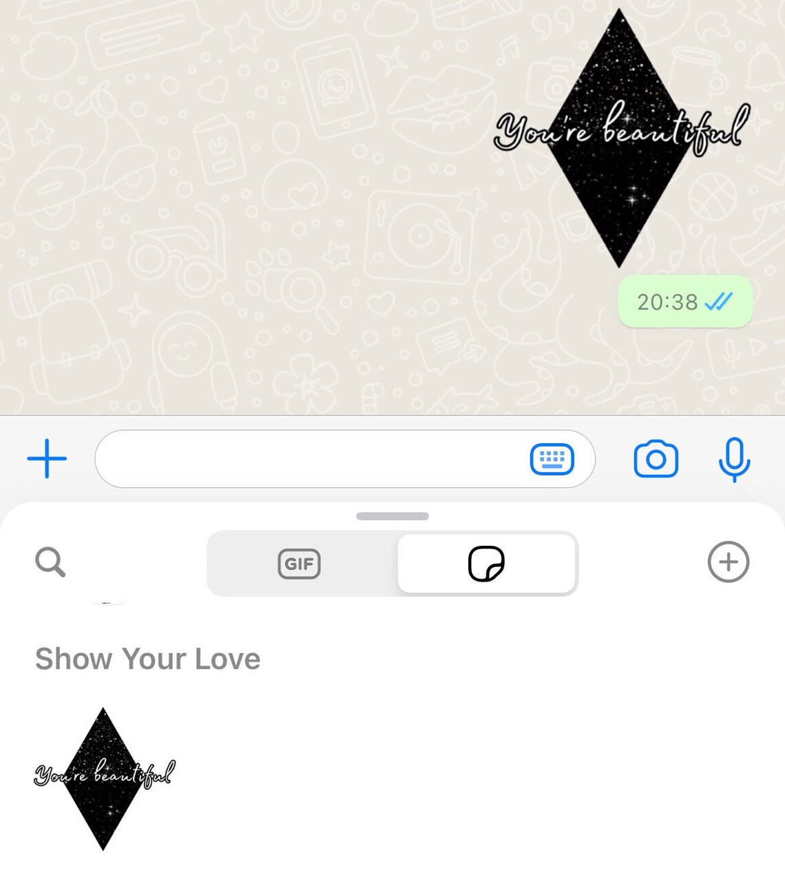 Show Your Love Sticker Pack for Whatsapp Chats Love Stickers Whatsapp
