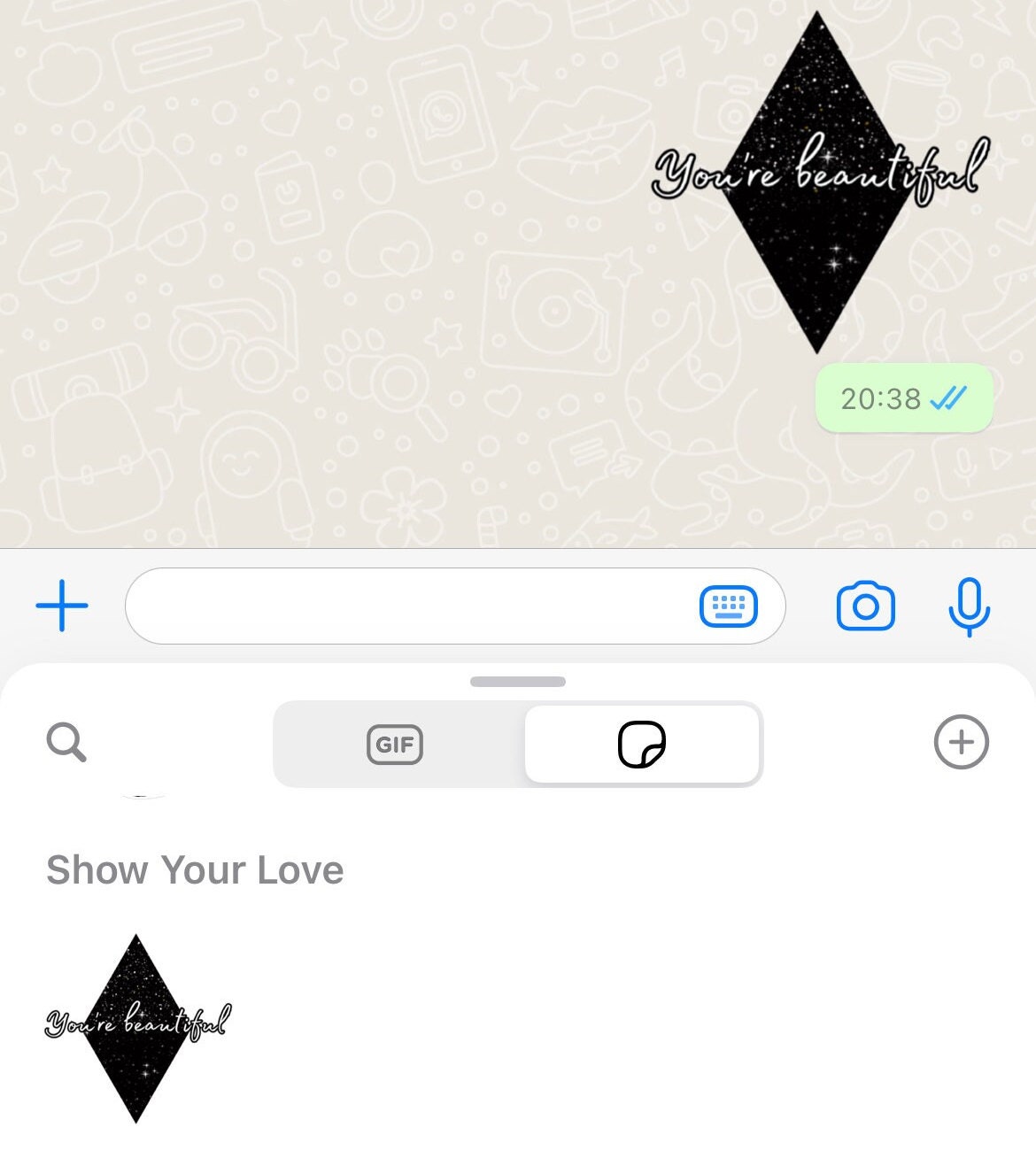 Show Your Love Sticker Pack for Whatsapp Chats Love Stickers Whatsapp