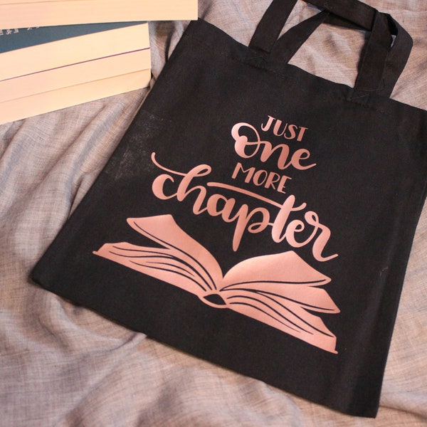 Büchertasche "Just one more chapter"