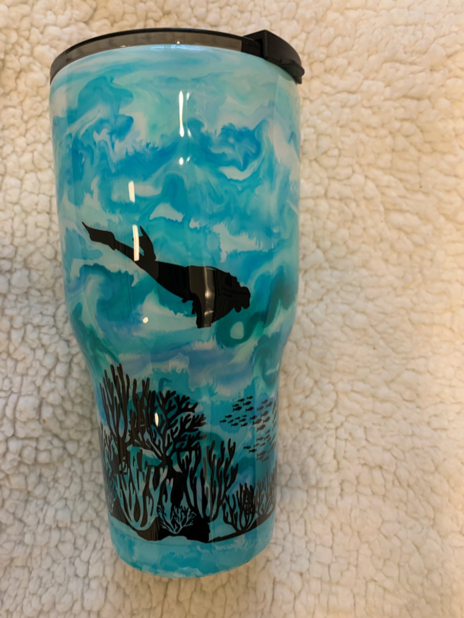 Scuba Diver Tumbler Etsy