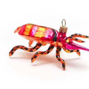 Bug - Handmade, Glass Christmas Ornament, Made in polish Manufacture, Collectible Bauble