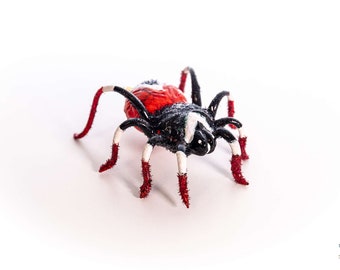 Handmade Glass Big Tarantula Spider - Handmade, Glass Christmas Ornament, Made in polish Manufacture, Collectible Bauble